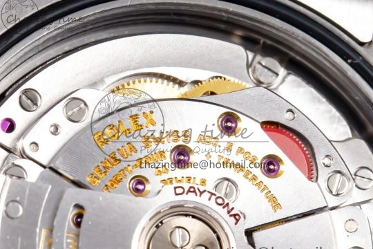 MiroTime 1226 Sleek Custom Daytona 116520 RBOW Rainbow Clean Best Edition Black Dial on SS Bracelet SA 1730